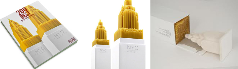 nyc spaghetti - envase innovador