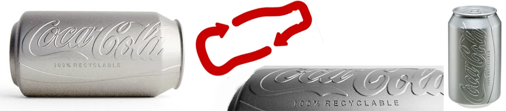 Coca Cola — Sustracción — innovación en envases — reciclaje