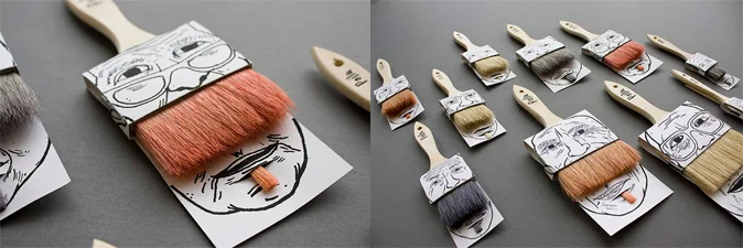 El Moustache Packaging de la Brocha — envase innovador