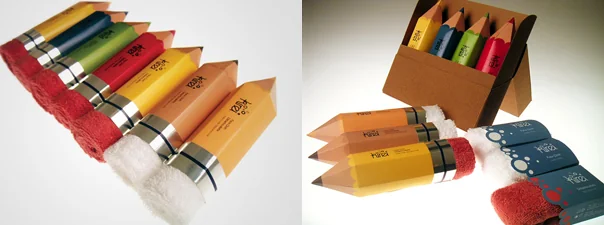 Kirei — la toalla borrador — innovación en envases