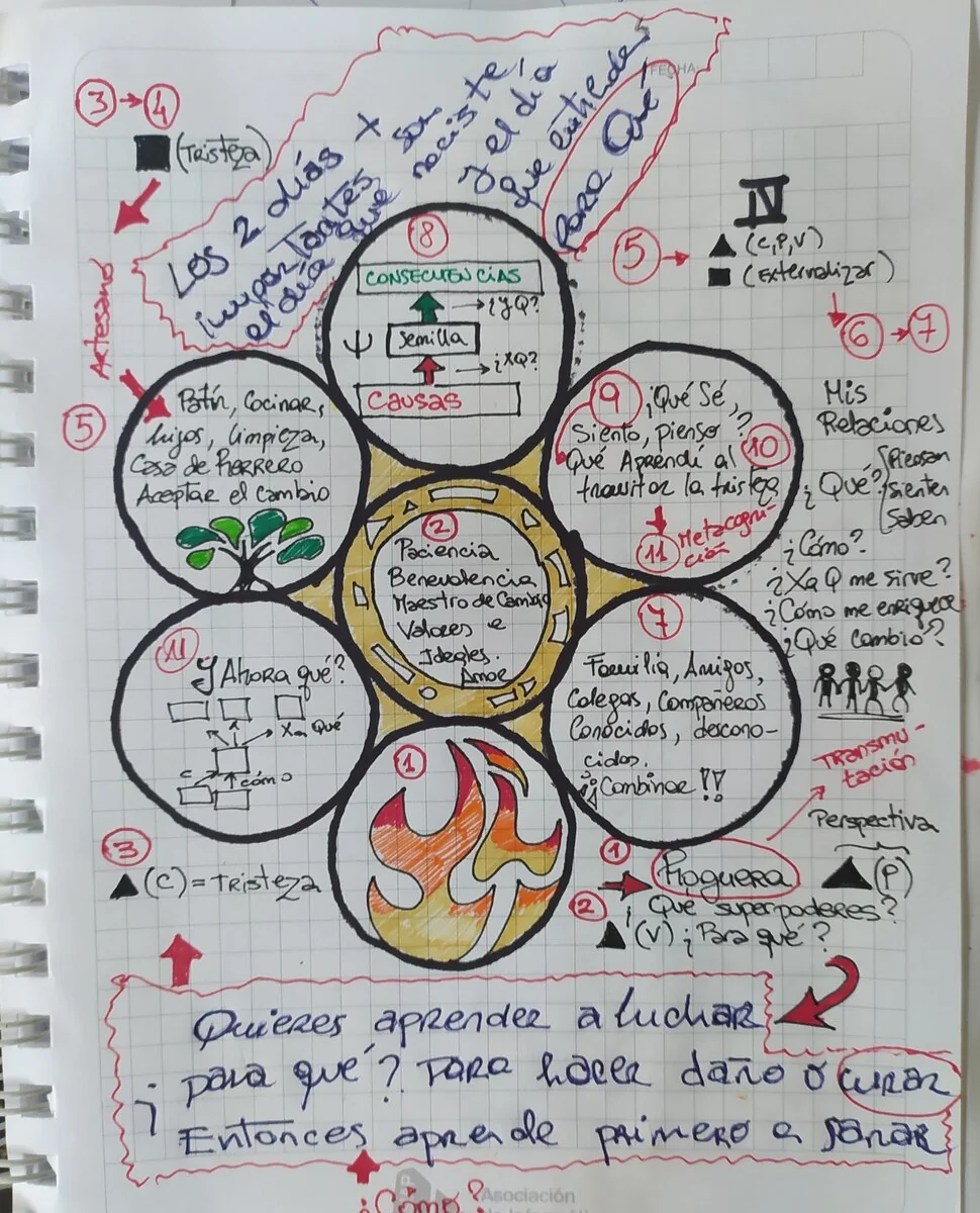 Lucero del SER #7 — dibujo prototipo del método del juego de cambio