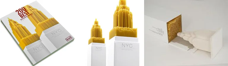 NYC Spaghetti — envase innovador